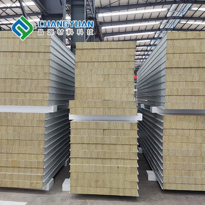品質  1500mm Sandwich Panel Fire Resistance For Exterior Wall Interior Wall Roof 工場