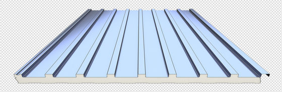住宅用産業用建物のためのカスタマイズ可能な保温式PUサンドイッチ屋根パネル