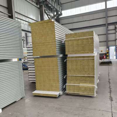 美しい外観の吸音・防音ロックウールクリーンルーム壁パネル