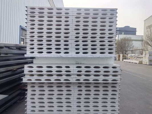 高潔度環境向け、カスタマイズ可能な厚さの耐火・防水クリーンルーム壁パネル